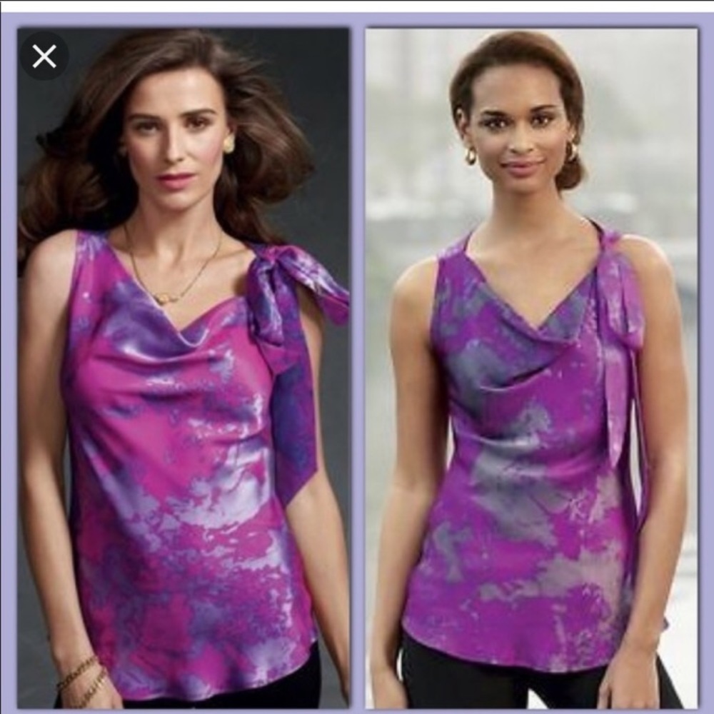 CAbi Silk Tank Top “Fit to Be” Sleeveless